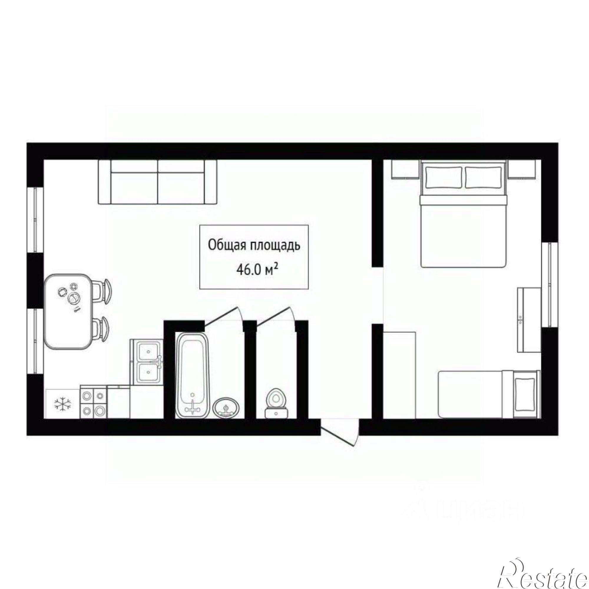 Купить квартиру за 8 900 000 рублей на Коммунистический пр-кт, 88/1